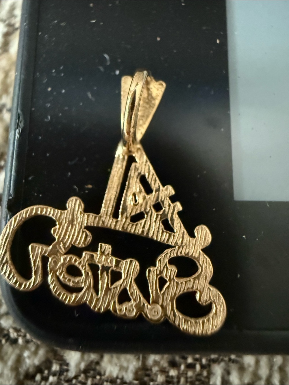 Vintage 14KT Gold#1 'Sister' Charm- Timeless Sentiment - Picture 3 of 7